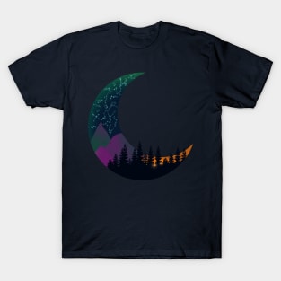 Moon Constellations - End Of The Day Version T-Shirt